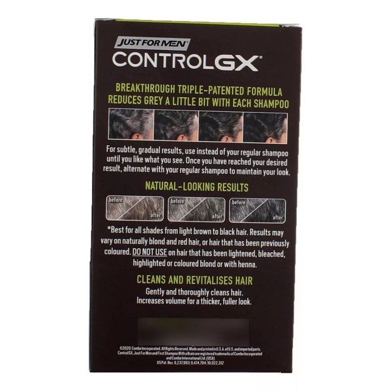 Just For Men Control Gx Shampoo Reductor De Color Gris-negro