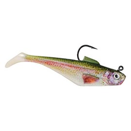 Berkley Pre-Rigged Swim Shad Fishing Soft Bait, Baby Bass