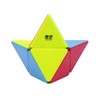 Pyramid Speed Cube 2X2 Stickless Triangle Magic Cube Pyramid Puzzle