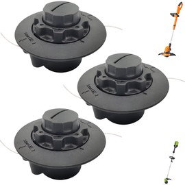 Tllsdss 3 Pack C5-2 Trimmer Head Compatible with Stihl FSE60 FS40 FS45 FS46 FS50 FS40CE FS45C FS46C FS50CE String Trimmer Brush Cutter Replace 4006 710 2106