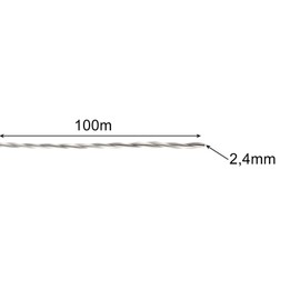 BIGSTREN 21073 Trimmer Line 2.4 mm Replacement Line 100 Metres