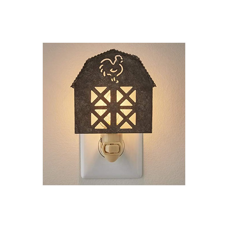 Park Designs Barn Night Light Galvanized