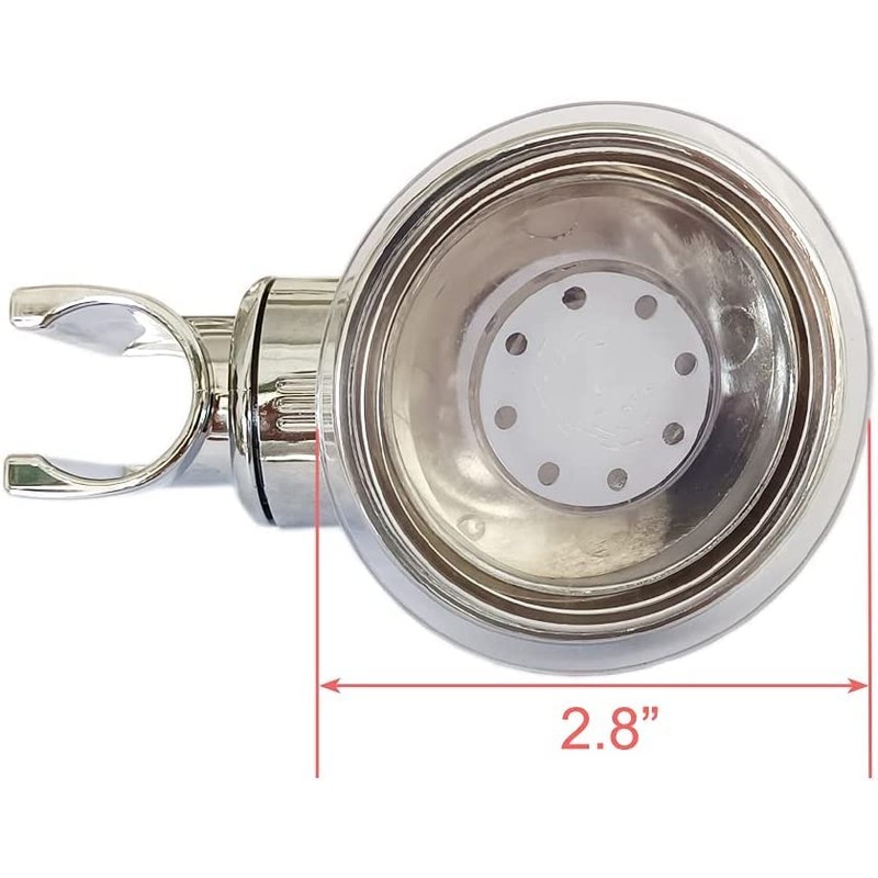 Fat-Cattie Adjustable Showerhead Holder, Bathroom Suction Cup Handheld Shower Head