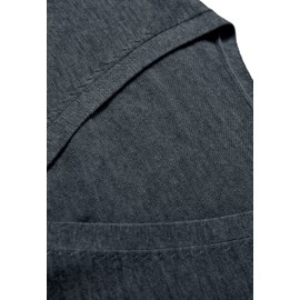 ZHILI Men's V Neck Cardigan Sweater Casual Lightweight Button Down Knitted Cardigan Sweater, Dark Grey, X-Large