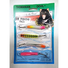 Tom's Taz Lures Ice Fishing Multipack - 13.5 gram Tasmanian Devil Fishing Lure