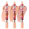 Boobeen 3 Pcs Concealer Stifte, Kontur Highlighter Stick Makeup Multi-use