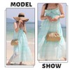 Fecialy Straw Clutch Handbag for Women Summer Beach Bag Dumpling