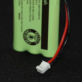 iMah Ryme B20 Square-Hole Plug Battery Compatible with Motorola Baby Monitor MBP33 MBP33S MBP33PU MBP36 MBP36S MBP36PU Old Version(Connector not fit Newer Round-hole Version) 3.6V 900mAh, 1-Pack