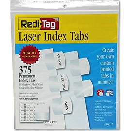 Laser Printable Index Tabs