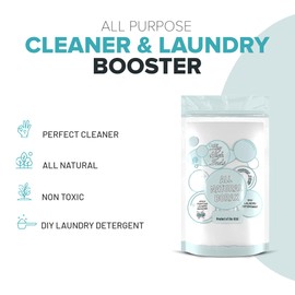 Natural Borax Powder 2 lb - Made in the USA, All-Purpose Cleaner & Laundry Booster, Resealable Eco-Friendly Bag, Multi-Use Household Essential. Due to tariffs packaging may vary.