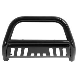 HECASA Bull Bar Lower Grill Guard Compatible with 2009-2015 Honda Pilot, w/Pre-Drilled for Auxiliary/Bar Light Mounting & Removable Skid Plate Electrophoresis+Powder Coated Steel