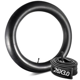 RainFlowwer 2 Pack Fat Tyre Bike Inner Tubes, 26 x 3.0 AV32mm Schrader Valve for Mountain Bike Electric-Bike MTB