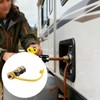 DUZEPA 7-Piece RV Propane Quick Connect Adapter Kit With Shutoff