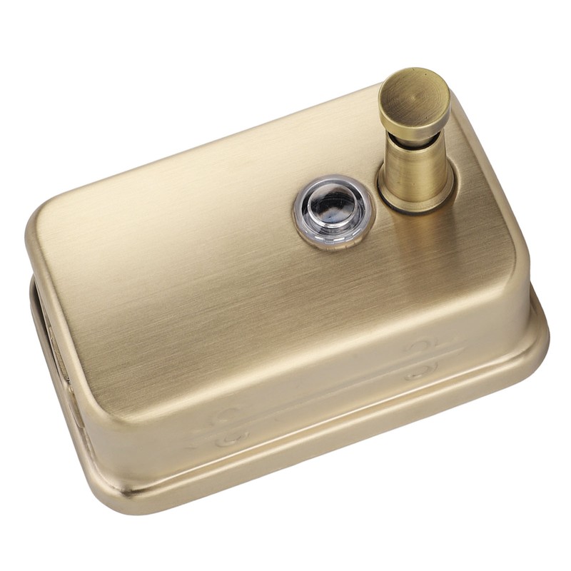 Wall Mount Commercial Soap Dispenser Large Capacity Leakproof Manual Stainless
