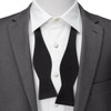 CufflinksInc Black Silk Hand Tied Ox & Bull Bowtie Bowtie