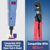 Everest Media Solutions 45° Angled CAT6 Keystone Jack in Purple