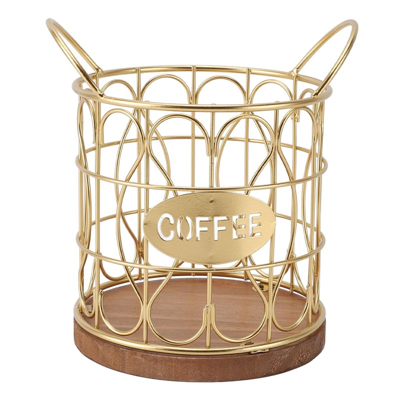 Coffee Pod Holder, K Cup Organizer Round Coffee Pod Basket