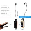 Retractable Wireless Headset Headphone Stereo Earphone V5.0 Noise Cancelling Mic