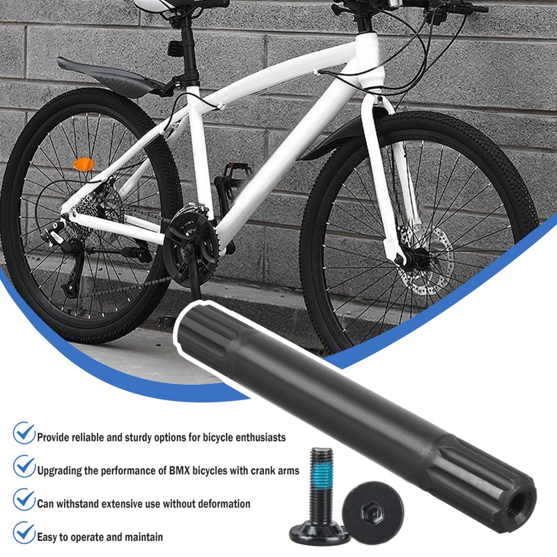 Cawla 8 Spline CHROMOLY BMX Spindle for 19mm Bottom Bracket