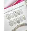 White wedding nail handmade nail tip - Short nose pin