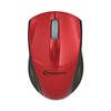 Innovera 62204 Mini Wireless Optical Mouse Three Buttons Red/Black