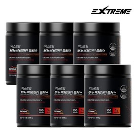 Extreme Monocreatine Plus 300g 6 Bottles (600-day supply) / 익스트림 모노크레아틴 플러스 300g 6통 (600일분)