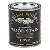General Finishes Water Based Wood Stain, 1 Pint, Onyx