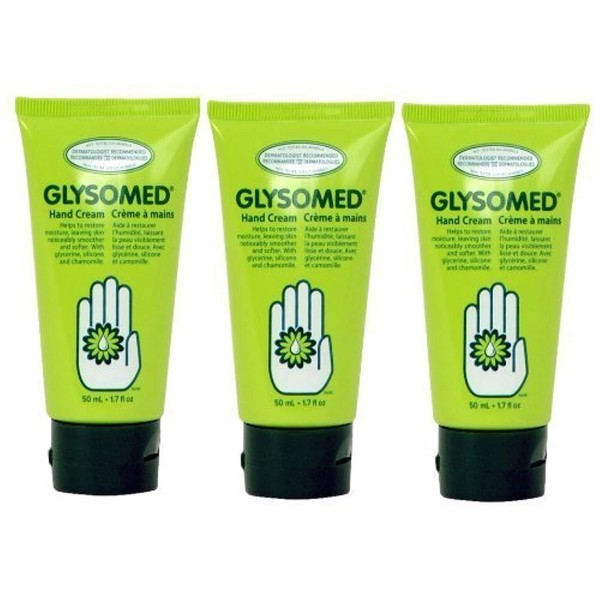 Glysomed Hand Cream Trio Pack (3 x Glysomed Hand Cream Mini Travel Size Tube 50mL / 1.7 fl oz)
