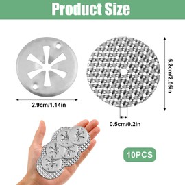 5 Sets Exhaust Heat Shield Repair Kit 30mm Car Heat Shield Clips Metal Heat Protection Plate Repair Stainless Steel Locking Washers Compatible with Most Cars Vehicle OE Number N90335004