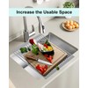INTRESTIN Roll Up Dish Drying Rack Over Sink, 20.47" x