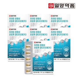 Ilyang Pharmaceutical's long-acting, low-temperature, supercritical AltiGioMega3 capsules (7 boxes) / 일양약 품 장용성 저온초임계 알티지오메가3 60캡슐 7박스