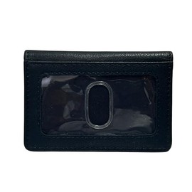 ALLEN & MATE Genuine Leather Bus Pass Travel Card Holder/Driving License Oyster, RFID Blocking Minimalist Wallet Credit Card Holder (Black Elite)
