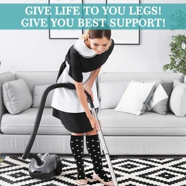 Copper Compression Socks Women & Men Circulation(6 pairs) - Best for Running, Nursing, Hiking, Recovery & Flight Socks