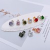 2CT Brilliant Cut Solitaire Round Cubic Zirconia CZ Clip On