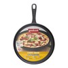 GoodCook Pre-Seasoned Cast Iron Pizza Pan, 10.5 Inch, Black