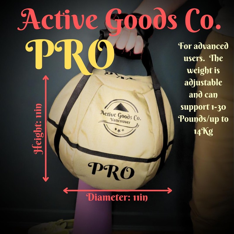 ActiveGoodsCo. Kettlebell Sandbag for fitness workout, different sizes 11Lb to