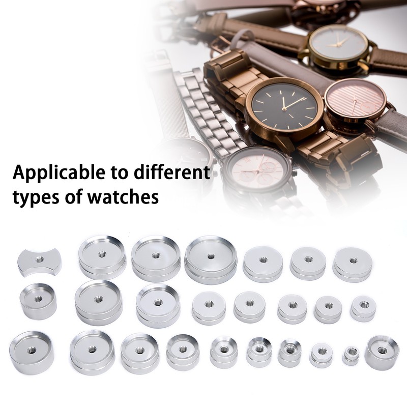 25pcs Capping Machine Dies Aluminum Alloy Watch Back Case Closer