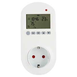 16A Plug‑in Thermostat Programmable Electric Heating Temperature Controller