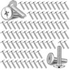 Blulu 100Pcs 1/4"-20 Hurricane Shutter Bolts, Sidewalk Screws Bolts Truss