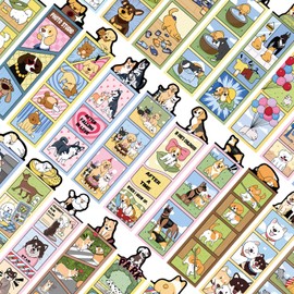 30PCS Bookmarks for Kid Cute Dog Bookmark Dog Party Favors Animal Book Lovers Classroom Reward