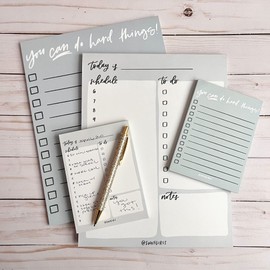 Swaygirls notepad set | Daily planner notepad by swaygirls | To do list notepad bundle | Undated planner | Daily organizer