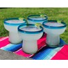 Dos Sueños Mexican Hand Blown Glass – Set of 4