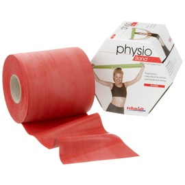 Deuser Unisex – Erwachsene Physio Band 150 Physioband, rot, 1,2m lang, 150mm breit