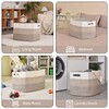 ICERZCZ Extra Large Blanket Basket Living Room, Rectangle Storage Basket,