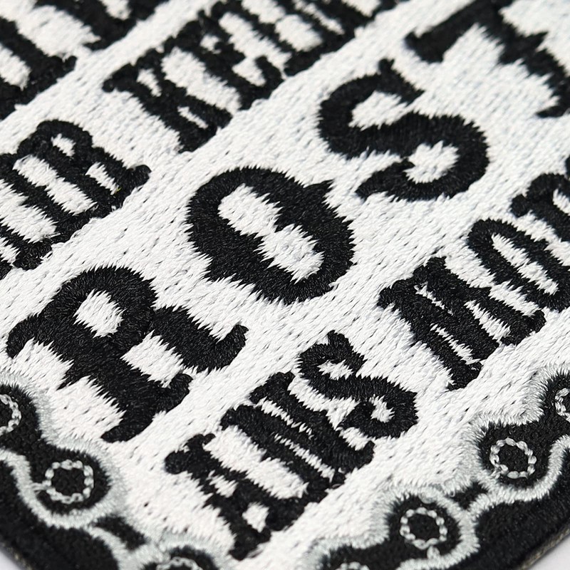 Biker Motorcycle Iron-On Patch "Schwatz mir keinen Rost ans Moped"