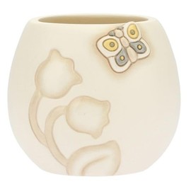 THUN - Porta spazzolini - Ceramica - Linea Elegance - 10,5x8,5x9,3 h cm