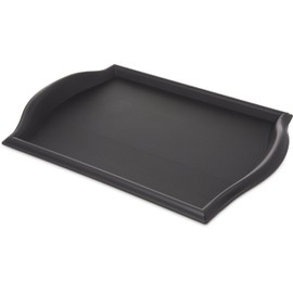 Carlisle FoodService Products 1217BT03 Bistro Polypropylene Tray, 17" x 12" x 1", Black (Case of 12)