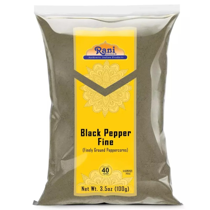 Rani 라니 블랙 페퍼 파인 파우더 80 메쉬 3.5온스 (100g)