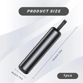 Keruto 2023 New Glass Hammerdex, Car Window Breaker,Glass Breaker, Car Safety Hammer Window Glass Breaker and Seat Belt Cutter Emergency Escape,Car Escape Tool(Black)