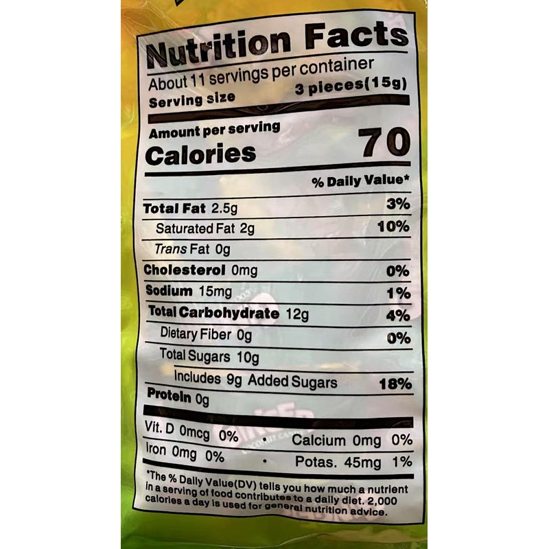 Ginger Coconut Candy, Hard Candy,5.6 oz, 2 Pack